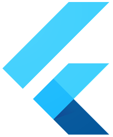 Icon representing Flutter