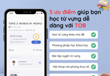 Hướng dẫn sử dụng tính năng Flashcards trên ứng dụng TOB – 2000 từ vựng tiếng Anh